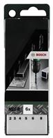 Bosch 2609255029 HSS Metaal-spiraalboorset 6-delig Rollenwals DIN 338 Cilinderschacht 1 set(s)