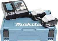 Makita 18v Batterij pack li-ion 2x4.0ah quick charger and A makpac s