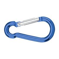 Karabinerhaken Aluminium blau eloxiert 60mm 20St.