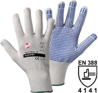 Handschuhe NOPPI weiß / blau, VE 12 Paar Größe 8 (M)
