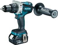 MAKITA Akku-Bohrschrauber DDF481RTJ 115 Nm inkl 2 Akkus (18 V 5 Ah) und Ladegerät