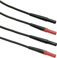 fluke TL27 Sicherheits-Messleitungs-Set [Stecker 4mm - Stecker 4 mm] 1.50m Rot, Schwarz