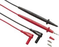 fluke TL76 Sicherheits-Messleitungs-Set [Prüfspitze - Lamellenstecker 4 mm] 1.50m Schwarz, Rot