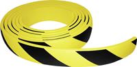 VISO PUC500NJ Beschermingsschuim zwart, geel (l x b) 5 m x 60 mm