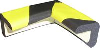 VISO PU30NJ Bescherming schuim zwart, geel (l x b) 30 mm x 30 mm