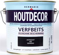Hermadix Houtdecor 630 antraciet 2500ml