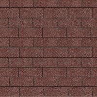 Karibu | Dakshingles Rechthoek 3m2 | Donkerrood