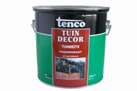 Tenco Tuindecor Transparant 1000 ml Op waterbasis Kastanjebruin