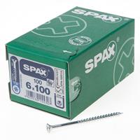 SPAX Senkkopf 6.0x100 Teilgewinde Torx 30 Wirox-Silber mit Bewertung