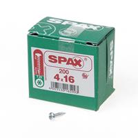 SPAX Spanplattenschraube Halbrundkopf mit Innenstern-T-Kraftangriff Abmessung:4,0 x 16mm Lieferumfang: 200 Stück
