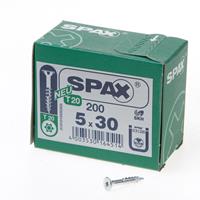 SPAX Senkkopf 5.0x 30 Teilgewinde Torx 20 Wirox mit Bewertung / Kleinpackung