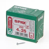 200x Spax Spanplattenschraube, Torx, panhead, Größe 4,0 x 25 mm
