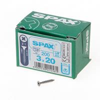 SPAX - Universalschraube Senkkopf Edelstahl Z 1 3x20 mm