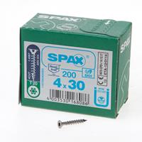 SPAX Senkkopf 4.0x 30 Vollgewinde Torx 20 Edelstahl A2 mit Bewertung
