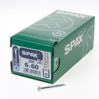 SPAX Schrauben SeKo T-STAR plus Senkkopfschrauben 6,0x 60/37 Wirox HP (Inh.200 Stück)
