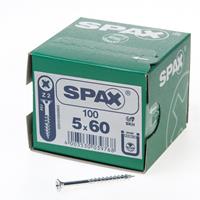 SPAX Schrauben SeKo Kreuzschlitz Z 5,0x 60/37 Wirox HP (Inh. 500 Stück)