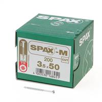 SPAX SPAX-M SeKo T-STAR plus MDF Schrauben 3,5x 50/35 Wirox Kl.Kopf (Inh. 200 Stück)
