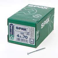 SPAX Senkkopf 4.5x 70 Teilgewinde Torx 20 Wirox mit Bewertung / Kleinpackung