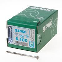SPAX Schrauben SeKo T-STAR plus Senkkopfschrauben 6,0x100/61 A2 KP (Inh.100 Stück)