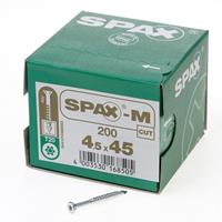 SPAX-M Senkkopf 4.5x 45 Teilgewinde Torx 20 Wirox-Silber