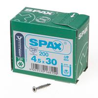 SPAX Senkkopf 4.5x 30 Vollgewinde Torx 20 Edelstahl A2 mit Bewertung