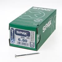 SPAX Schrauben SeKo T-STAR plus Senkkopfschrauben 6,0x 80/46 Wirox HP (Inh.200 Stück)
