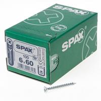 Spax Senkkopf, Kreuzschlitz Z, Vollgewinde 6,0 x 60 mm, 100 Stück