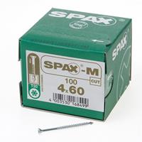 SPAX-M Senkkopf 4.0x 60 Teilgewinde Torx 20 Wirox-Silber