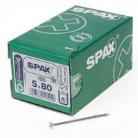 Spax Senkkopf, T-Star Plus, Vollgewinde 5,0 x 80 mm, 100 Stück