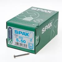 SPAX Schrauben SeKo T-STAR plus Senkkopfschrauben 5,0x 50 A2 KP (Inh. 200 Stück)