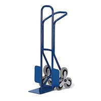 Junior-Treppenkarre aus Stahlrohr mit dreiarmigen Radsternen, Schaufelbreite 250mm - Rollcart