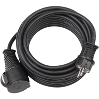 Brennenstuhl Verl Kabel 1166810 Neoprene Rubber Outdoor Extension Cable, 10m (Black)