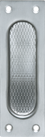 Oxloc Schuifdeurkom rechthoekig roestvaststaal mat 120x40mm