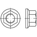 Borgmoer met flens M14 DIN 74361 Staal 100 stuks toolcraft 147241