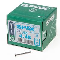 SPAX Schrauben SeKo T-STAR plus Senkkopfschrauben 4,0x 45/30 A2 KP (Inh.200 Stück)