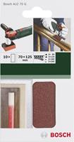 boschaccessories Bosch Accessories 2609256D33 Set schuurbladen, 10-delig, voor AUZ 70 G, B: 70 x L: 125 mm, korrel 80-240 1 stuk(s)
