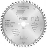 Dewalt DT4346 Extreme Cirkelzaagblad - 305 x 30 x 60T - Hout / Laminaat