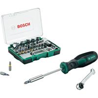 Bosch 2607017331 Bitset met ratel en handschroevendraaier