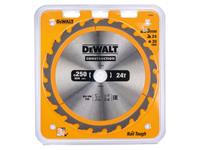 DeWalt DT1956 Construction Cirkelzaagblad - 250 x 30 x 24T - Hout (Met nagels)