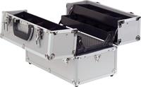Erro Aluminium uitklapbare koffer, 4 trays Uitvoering Koffer