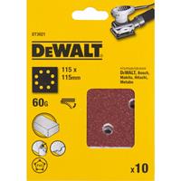 DeWALT - Schleifbogen 115x115mm K60, 10 Stück