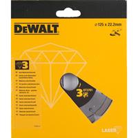 DeWalt DT3761 Diamantdoorslijpschijf - 125 x 22,23 x 2mm - graniet