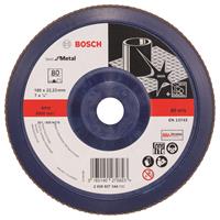 Bosch 2608607344 Lamellenschuurschijf X571 Best for Metal - K80 - 180mm - Recht