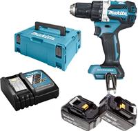 18V Akku-Bohrschrauber DDF484RTJ / 2x 5.0 Ah Akkusim MAKPAC - MAKITA