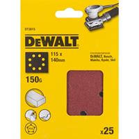 DeWalt Accessoires Schuurpapier 1/4, 115x140mm (D26420), geperforeerd, K40 - DT3011-QZ - DT3011-QZ