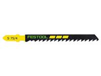 Festool S 75/4/5 Decoupeerzaagblad - 80 x 133 x P40 - Hout (10st)