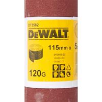 DeWalt DT3582 Schuurpapier rol - P120 - 5m - 115mm