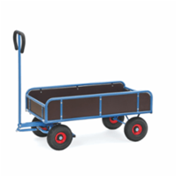 Fetra Handwagen mit 4 Wänden, 1145x645 mm Ladefläche, 400kg Tragkraft