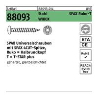 SPAX Halbrundkopf 5.0x 25 Vollgewinde Torx 20 Wirox-Silber mit Bewertung
