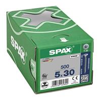 SPAX Senkkopf 5.0x 30 Vollgewinde Torx 20 Wirox-Silber mit Bewertung
